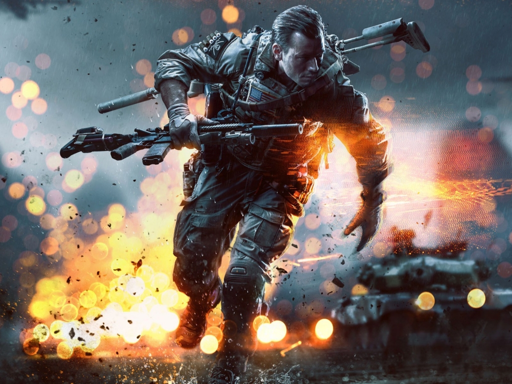 Battlefield 4 China Rising for 1024 x 768 resolution