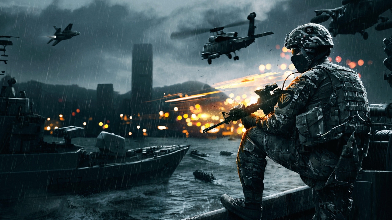 Battlefield 4 Siege of Shanghai for 1280 x 720 HDTV 720p resolution