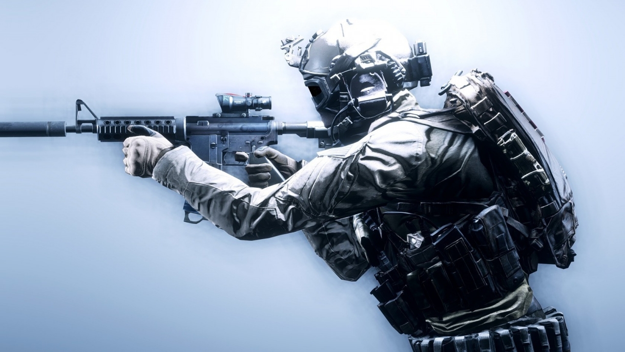 Battlefield 4 Soldier for 1280 x 720 HDTV 720p resolution