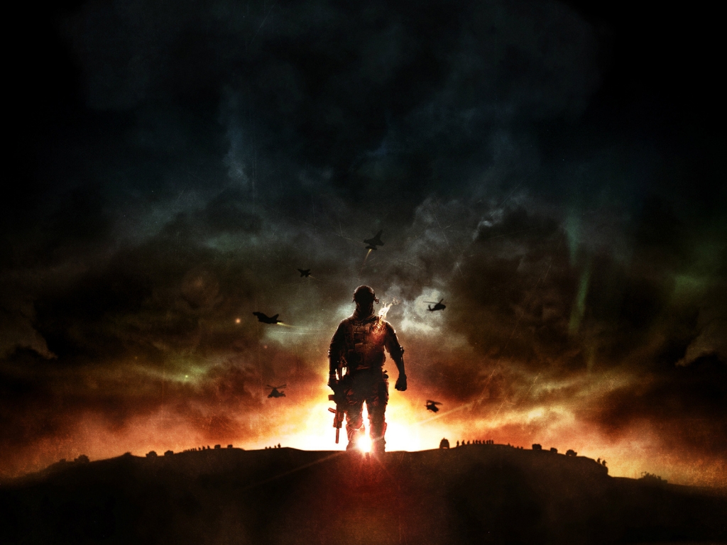 Battlefield 4 Sunset War for 1024 x 768 resolution