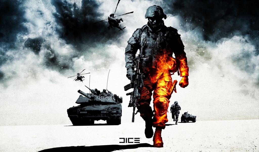 Battlefield Bad Company 2 for 1024 x 600 widescreen resolution
