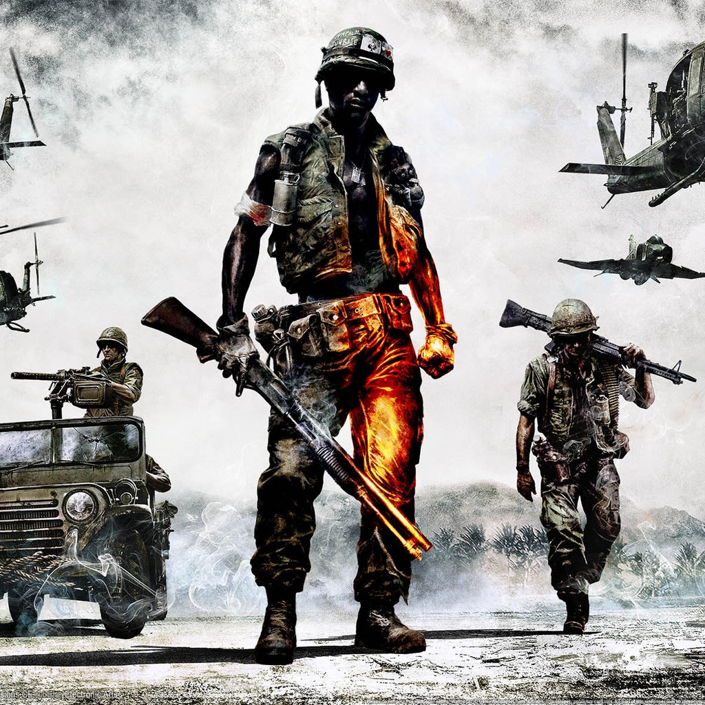 Battlefield Bad Company 2 Game for 1024 x 1024 iPad resolution