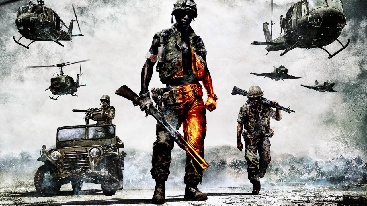 Battlefield Bad Company 2 Game for 1280 x 720 HDTV 720p resolution