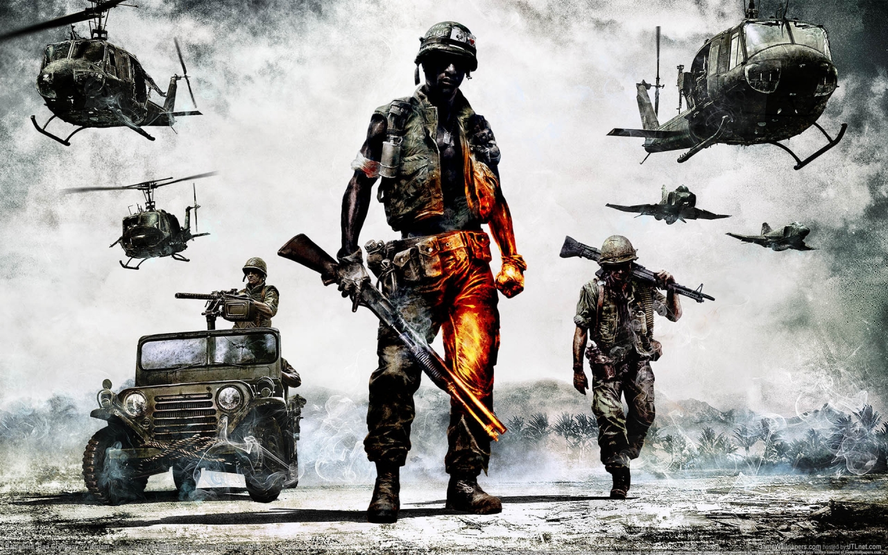 Battlefield Bad Company 2 Game for 1280 x 800 widescreen resolution