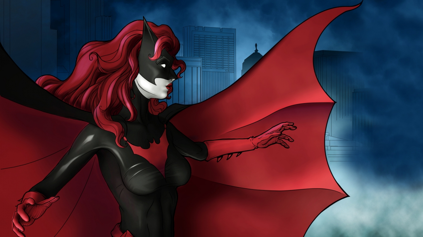 Batwoman for 1366 x 768 HDTV resolution