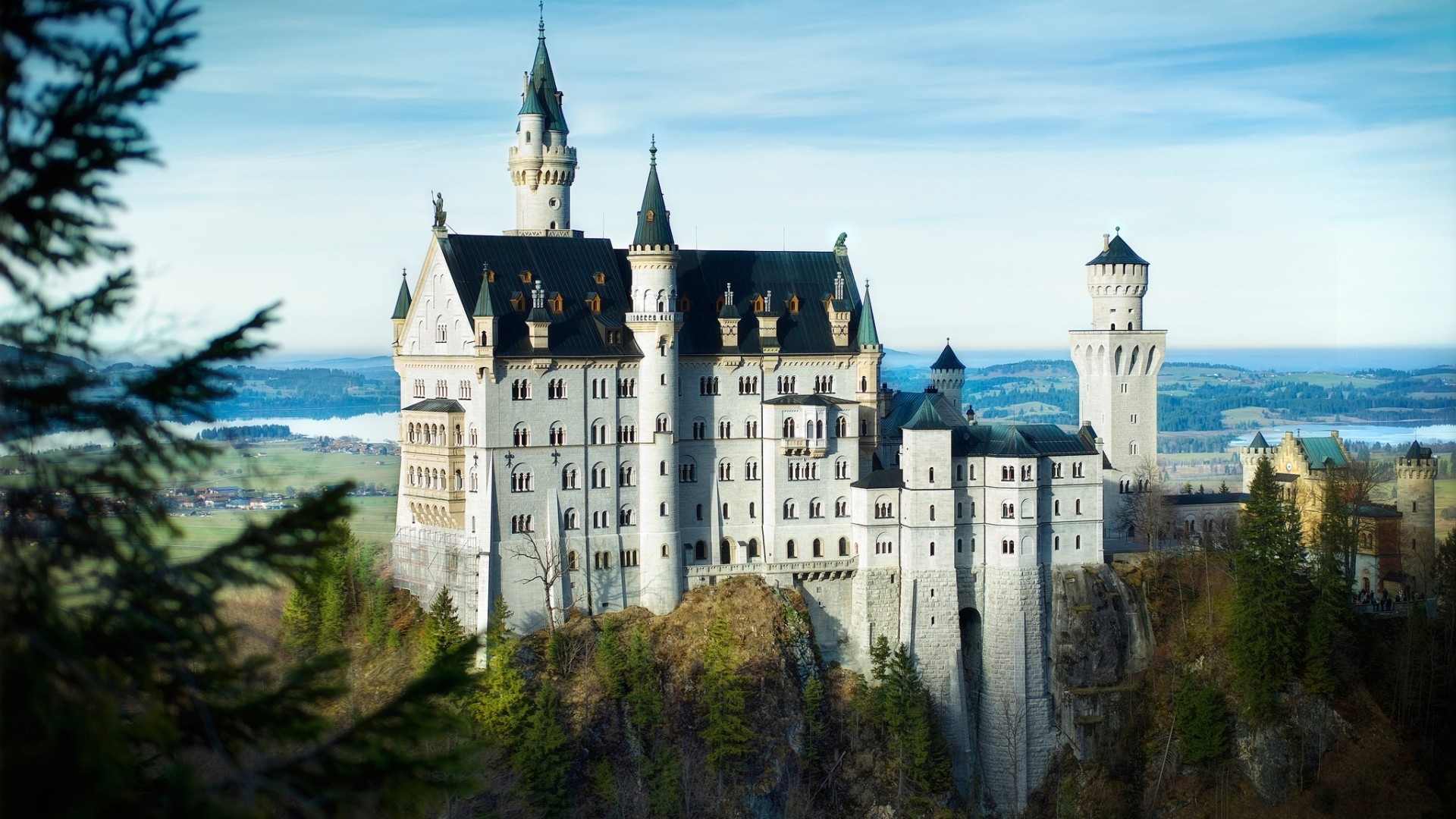 Bavaria Neuschwanstein Castle for 1920 x 1080 HDTV 1080p resolution