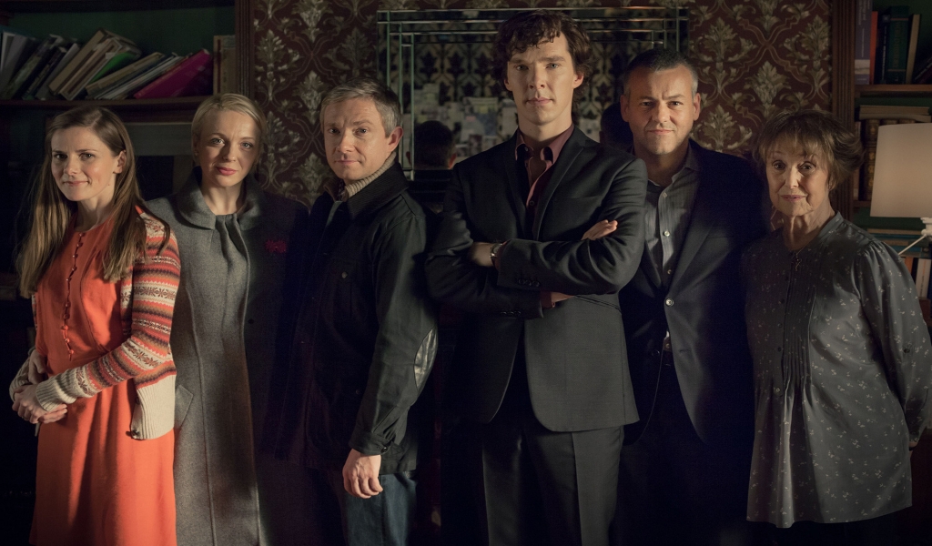 BBC Sherlock Cast for 1024 x 600 widescreen resolution