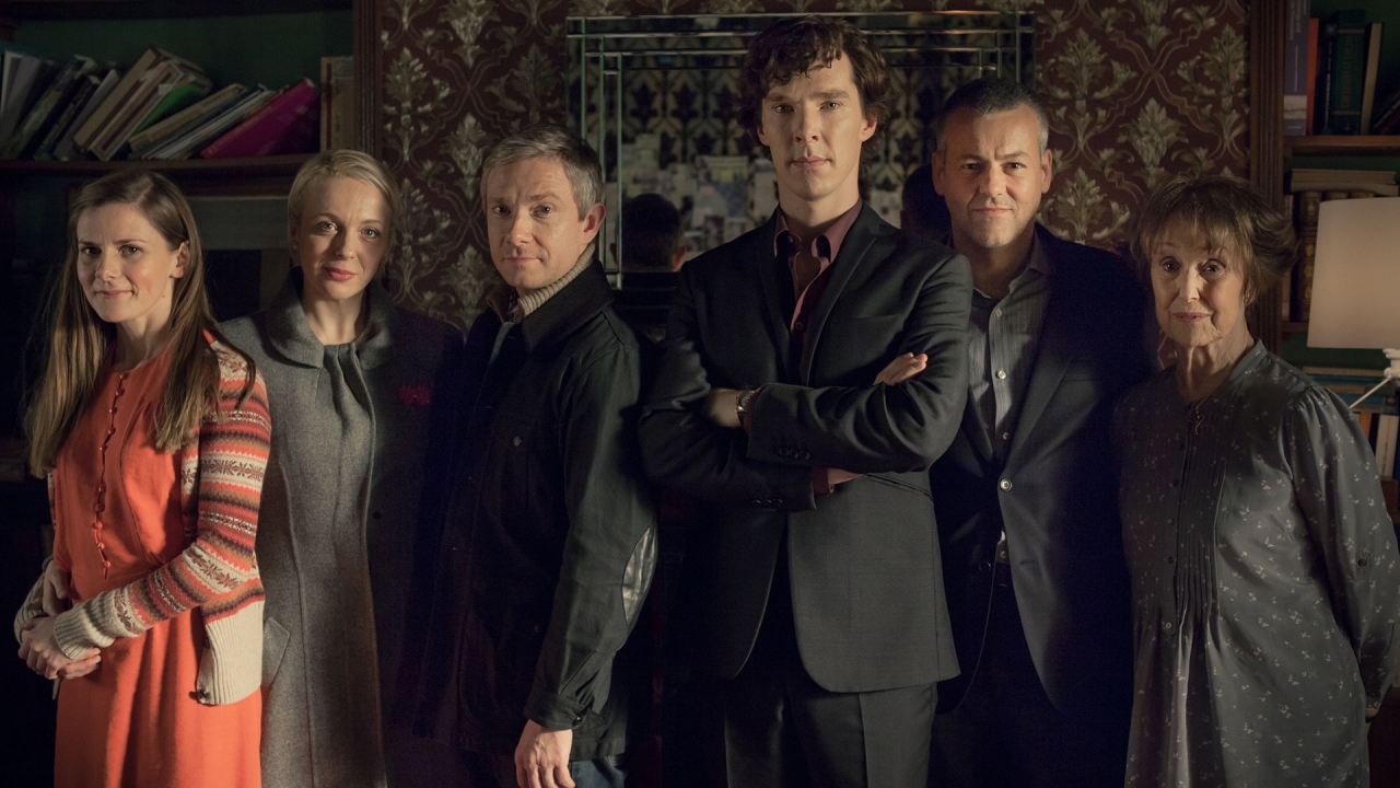 BBC Sherlock Cast for 1280 x 720 HDTV 720p resolution