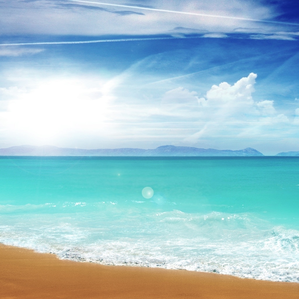 Beach Is Mine for 1024 x 1024 iPad resolution