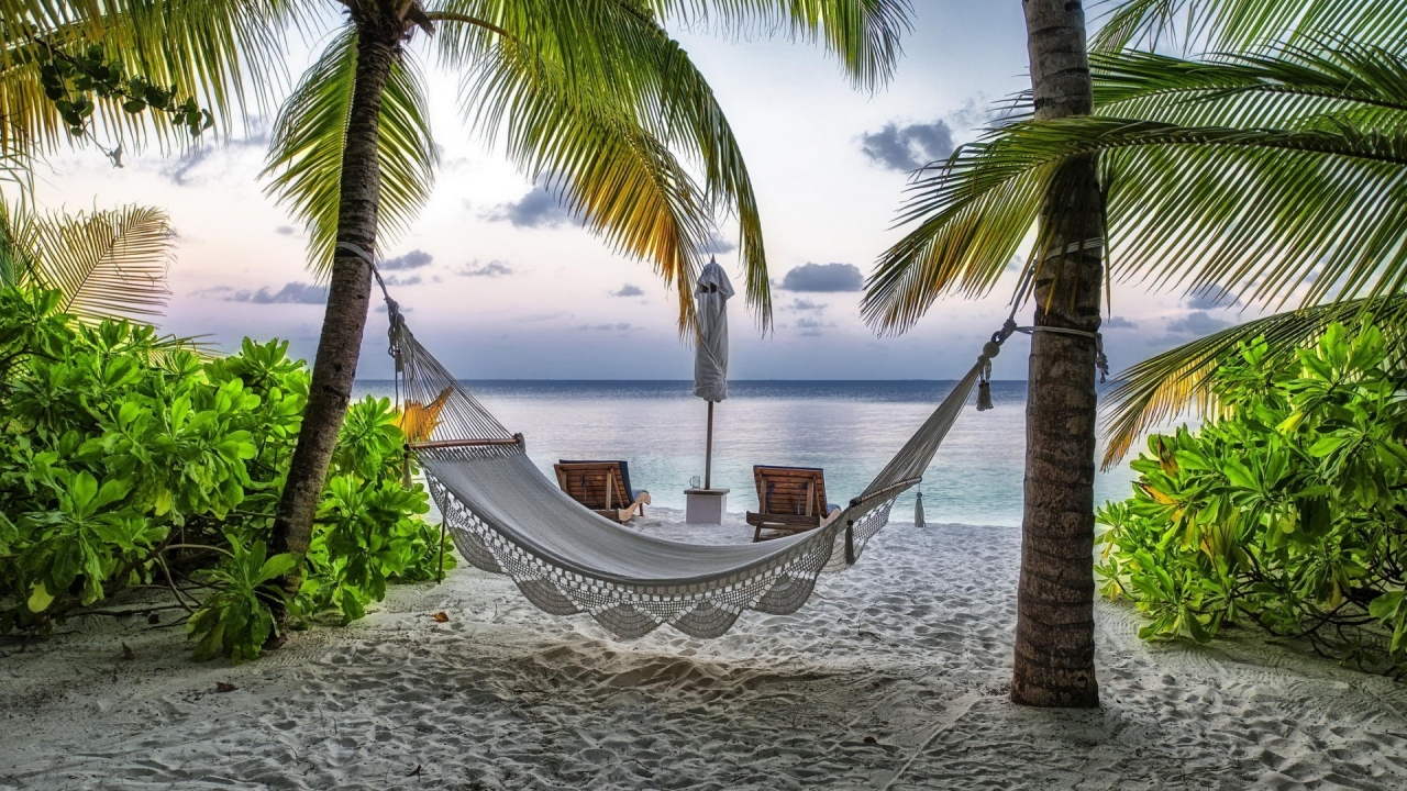 Beach Relaxing Corner for 1280 x 720 HDTV 720p resolution