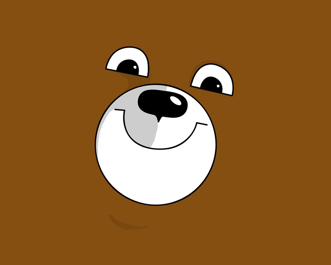 Bear Face for 1280 x 1024 resolution
