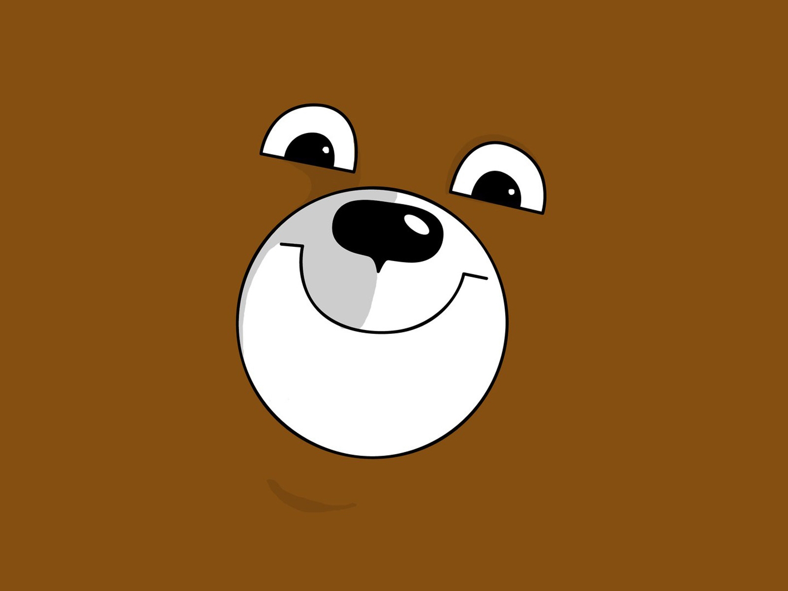 Bear Face for 1600 x 1200 resolution