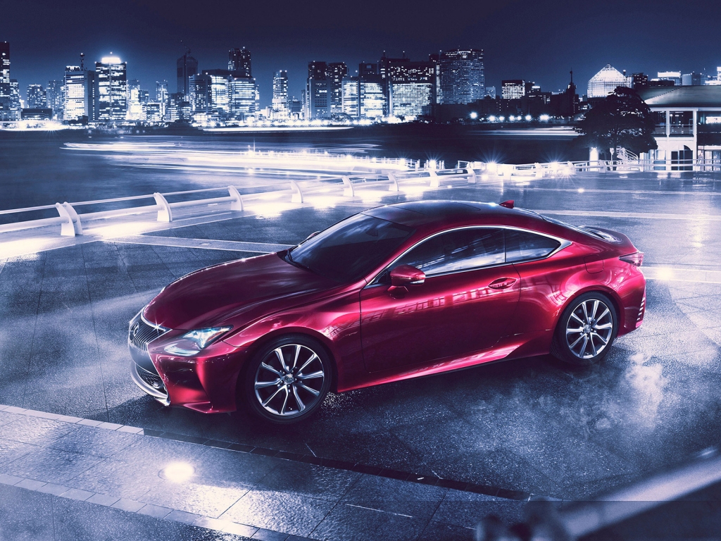 Beautiful 2014 Lexus RC Coupe for 1024 x 768 resolution