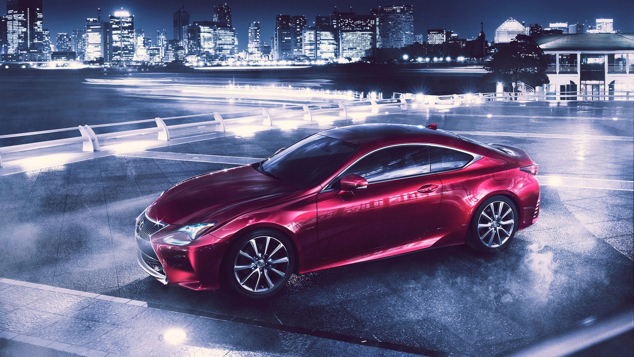 Beautiful 2014 Lexus RC Coupe for 1280 x 720 HDTV 720p resolution