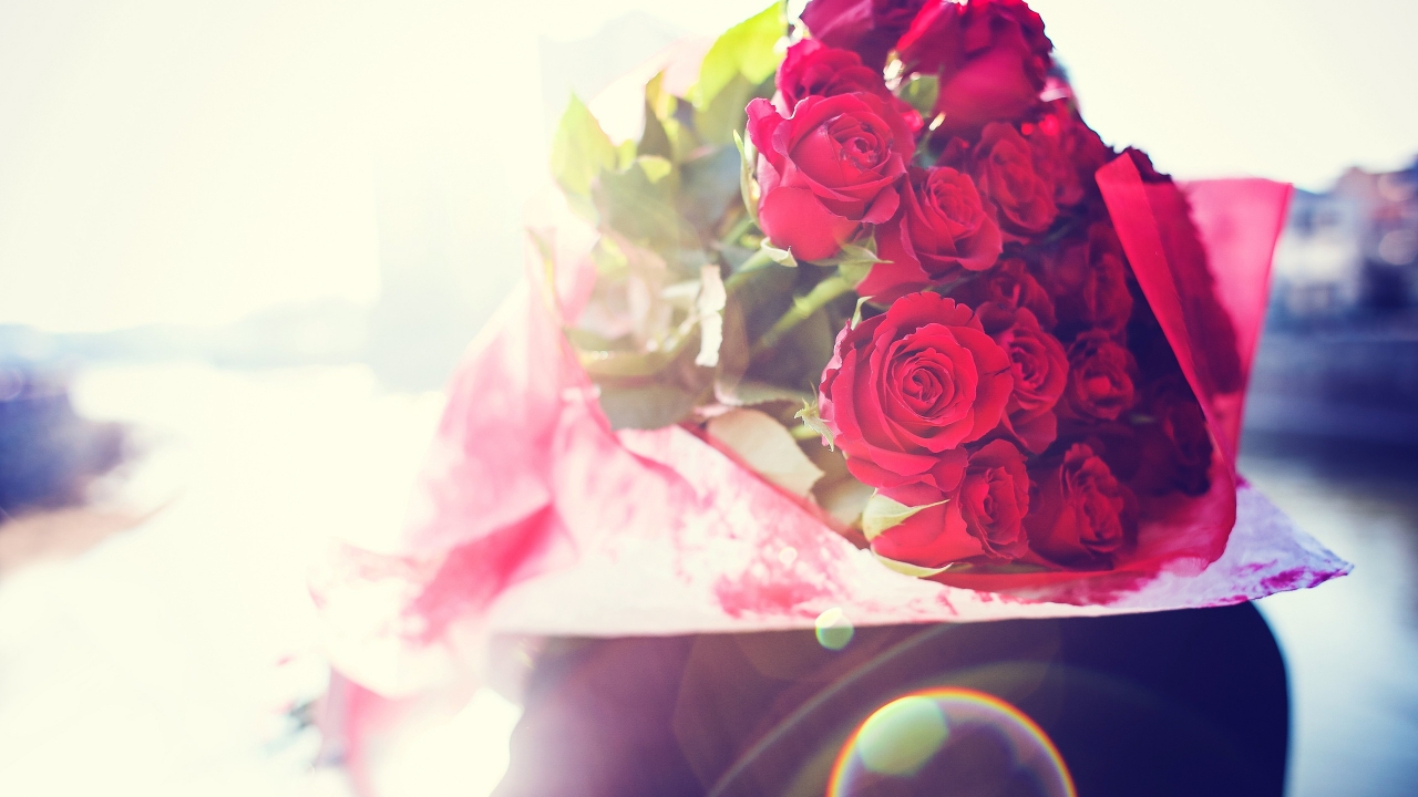 Beautiful Bouquet of Roses for 1280 x 720 HDTV 720p resolution