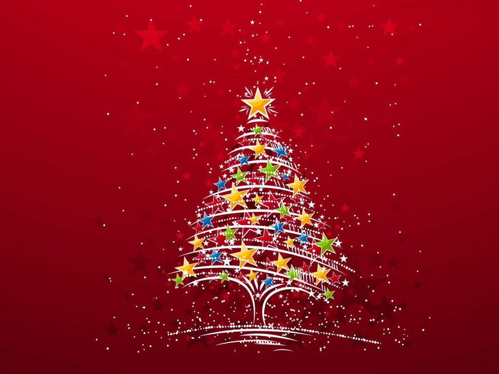 Beautiful Christmas Tree for 1024 x 768 resolution