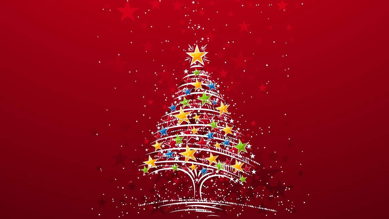 Beautiful Christmas Tree for 1280 x 720 HDTV 720p resolution