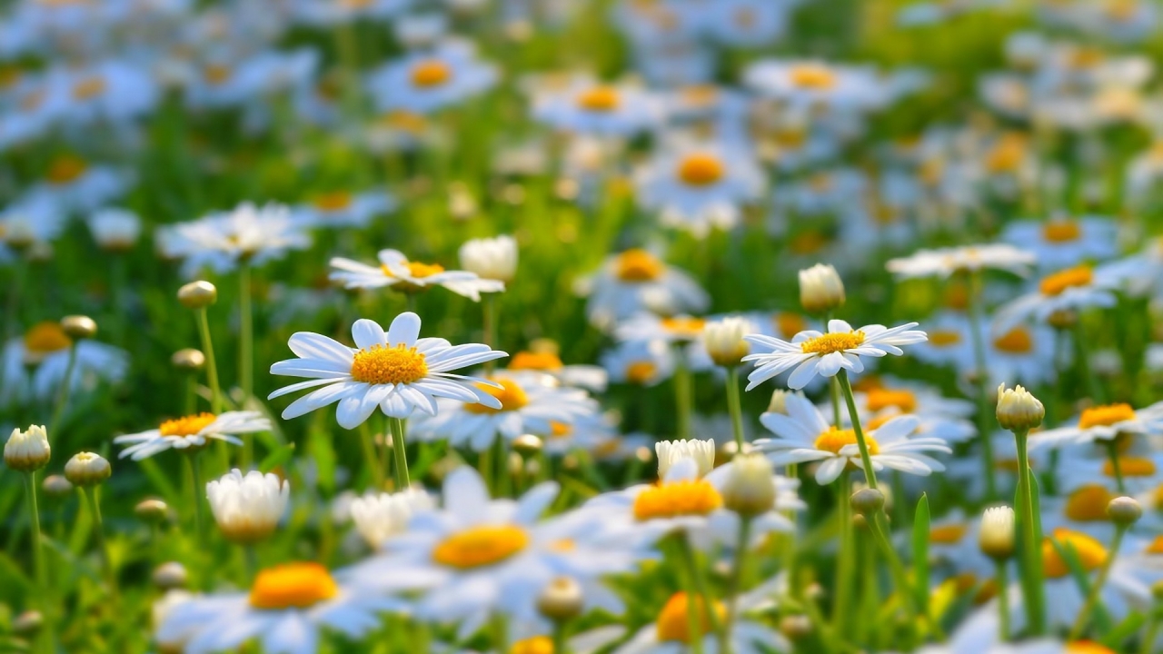 Beautiful Daisies for 1280 x 720 HDTV 720p resolution