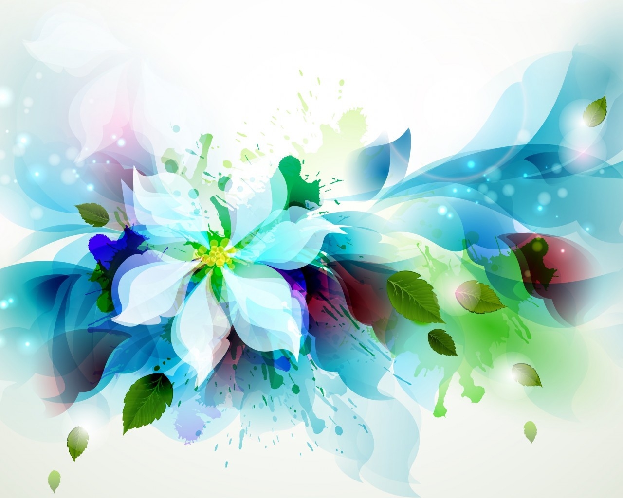Beautiful Flower Art for 1280 x 1024 resolution
