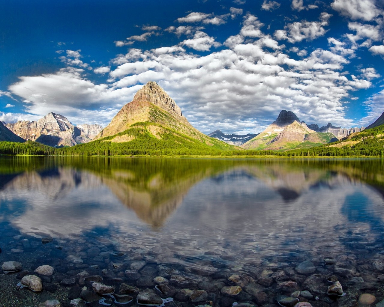 Beautiful Glacier National Park for 1280 x 1024 resolution