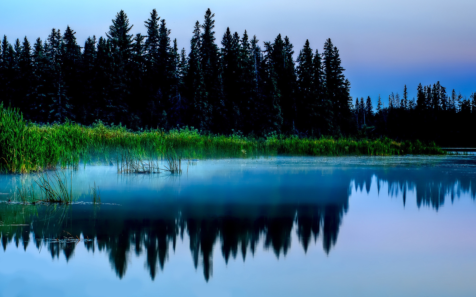 Beautiful Lake Reflection Landscape for 1920 x 1200 widescreen resolution