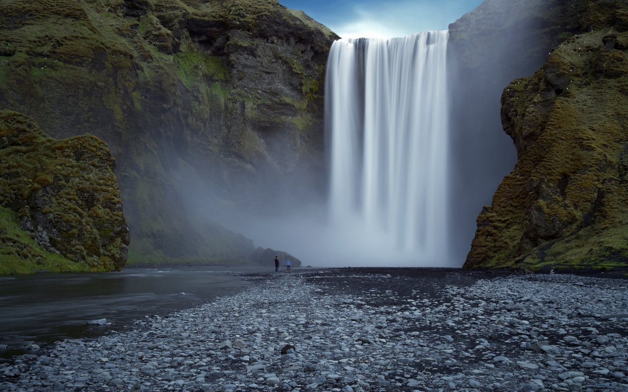 Beautiful Natural Waterfall for 1280 x 800 widescreen resolution