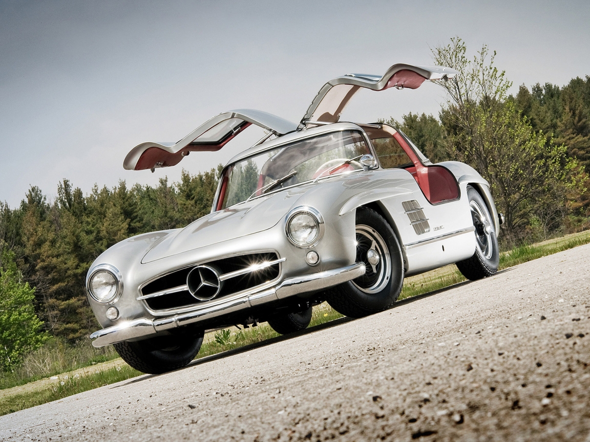 Beautiful Old Mercedes 300SL for 1152 x 864 resolution