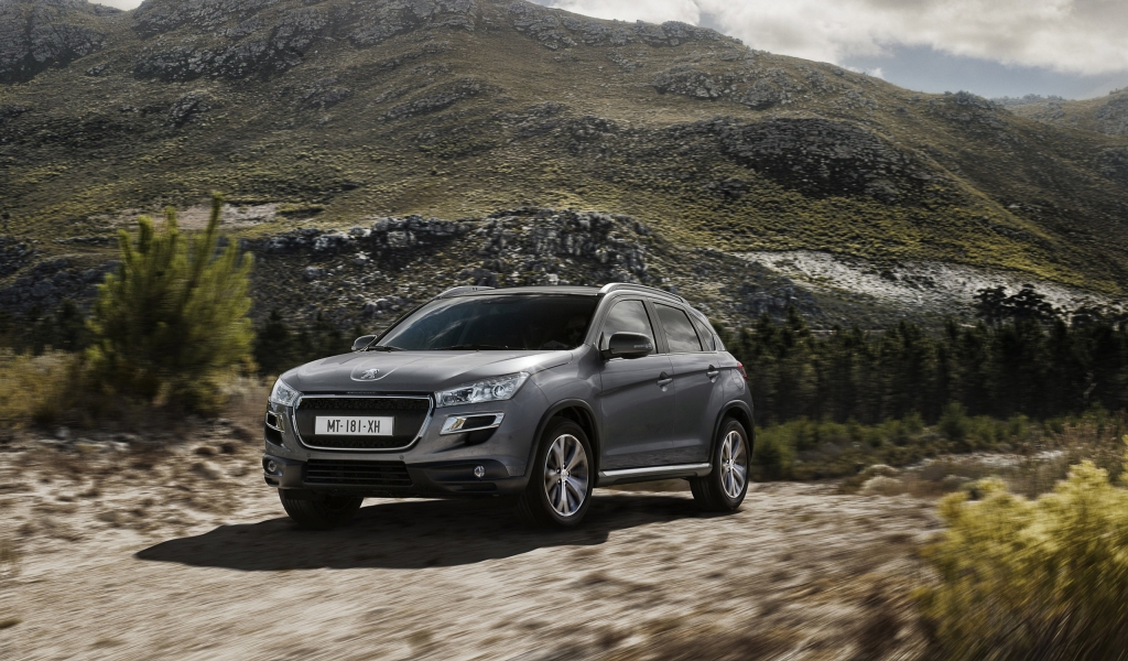 Beautiful Peugeot 4008 4x4 for 1024 x 600 widescreen resolution