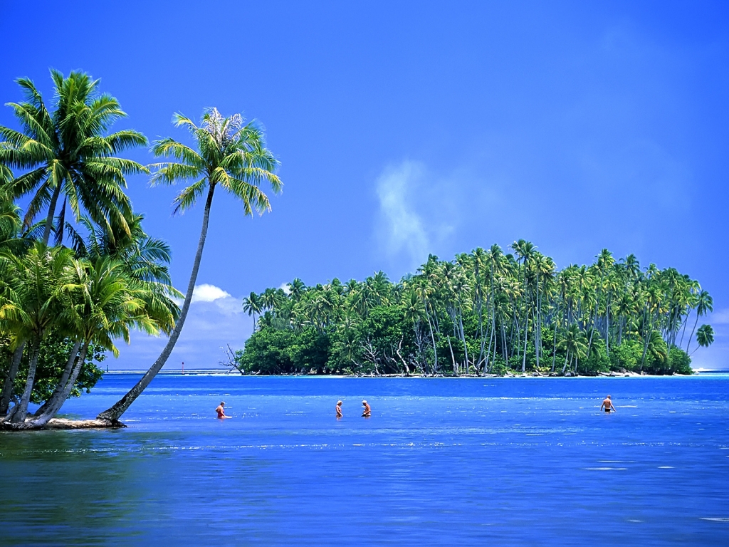 Beautiful Tropical Island for 1024 x 768 resolution