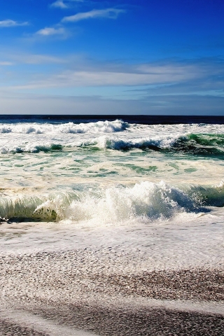 Beautiful Waves for 320 x 480 iPhone resolution