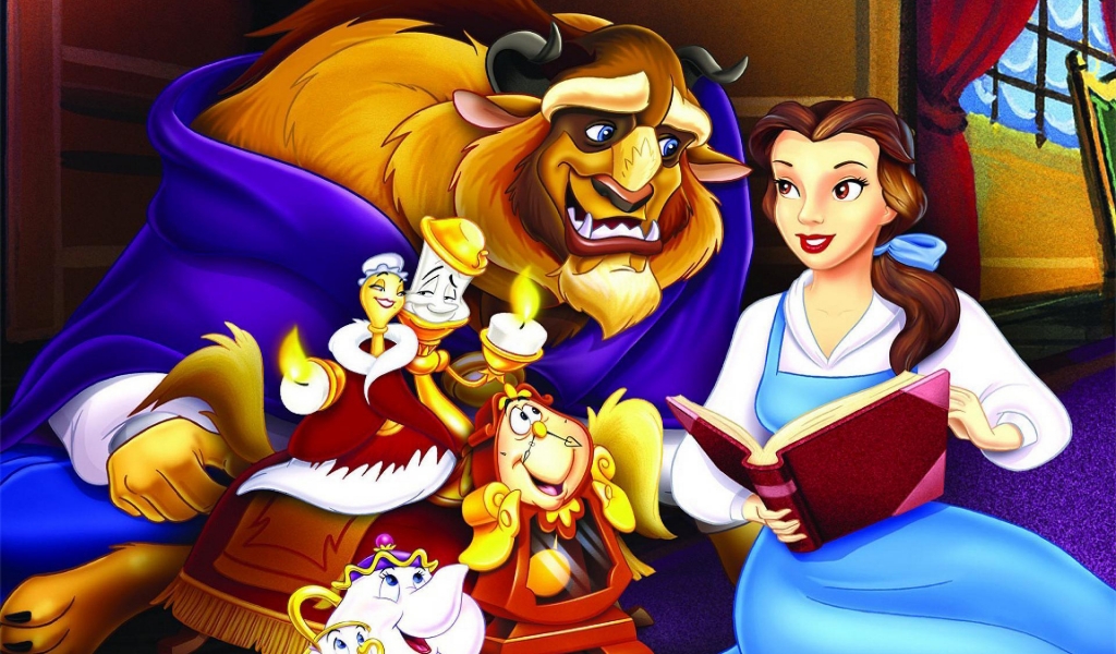 Beauty and the Beast for 1024 x 600 widescreen resolution