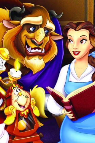 Beauty and the Beast for 320 x 480 iPhone resolution
