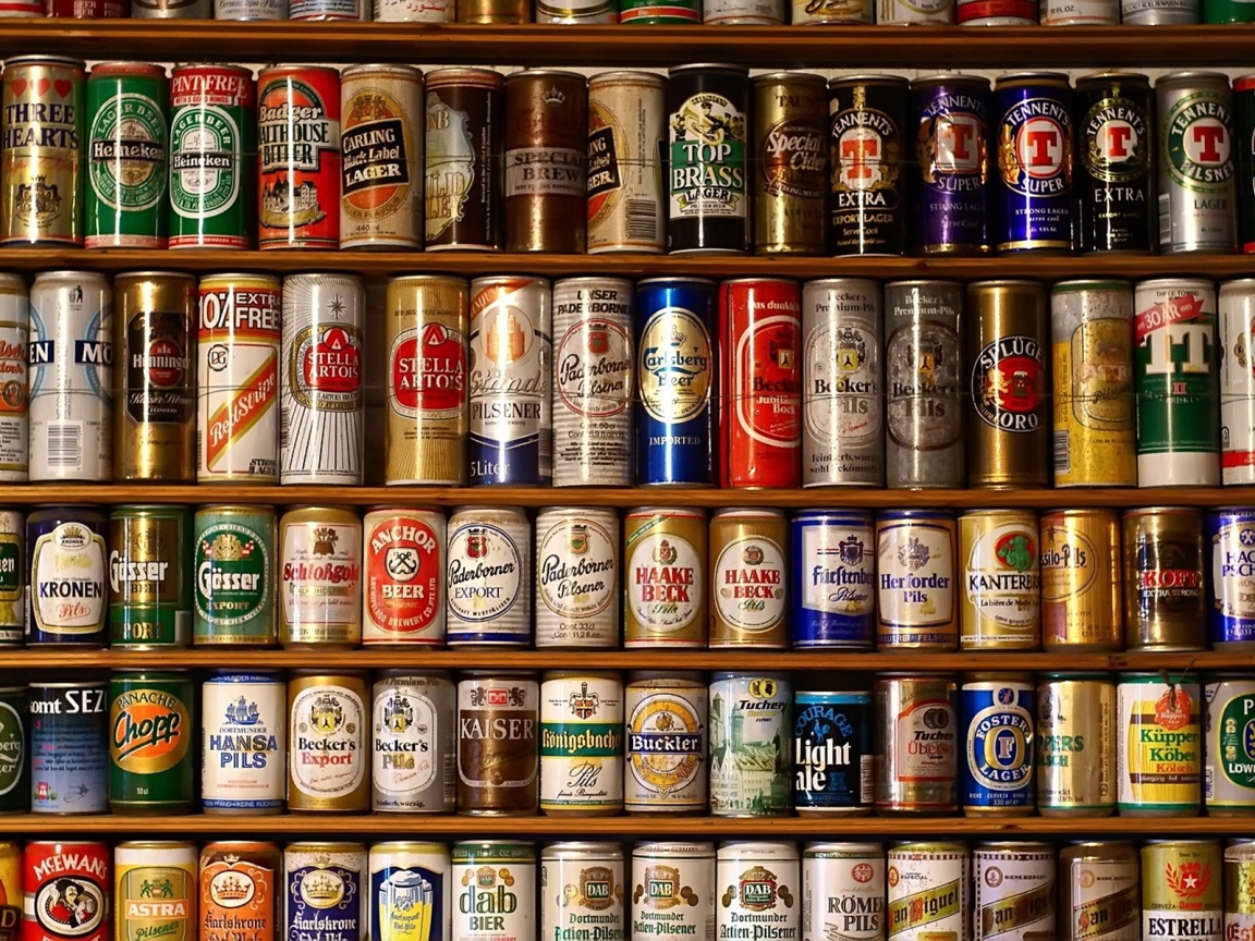 Beer Cans for 1152 x 864 resolution