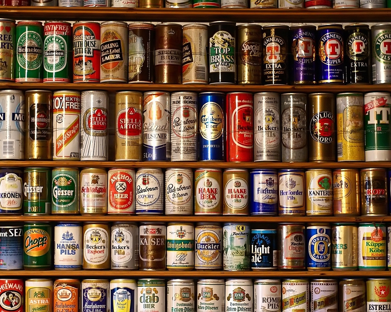 Beer Cans for 1280 x 1024 resolution