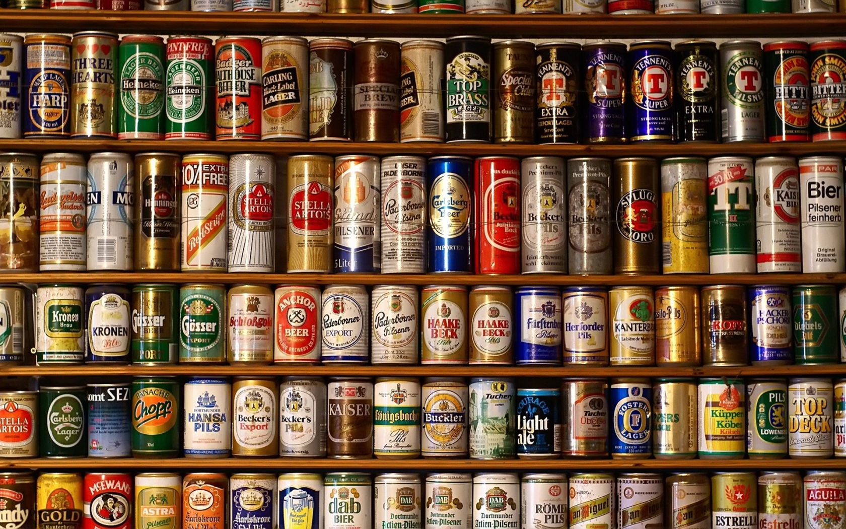 Beer Cans for 1680 x 1050 widescreen resolution