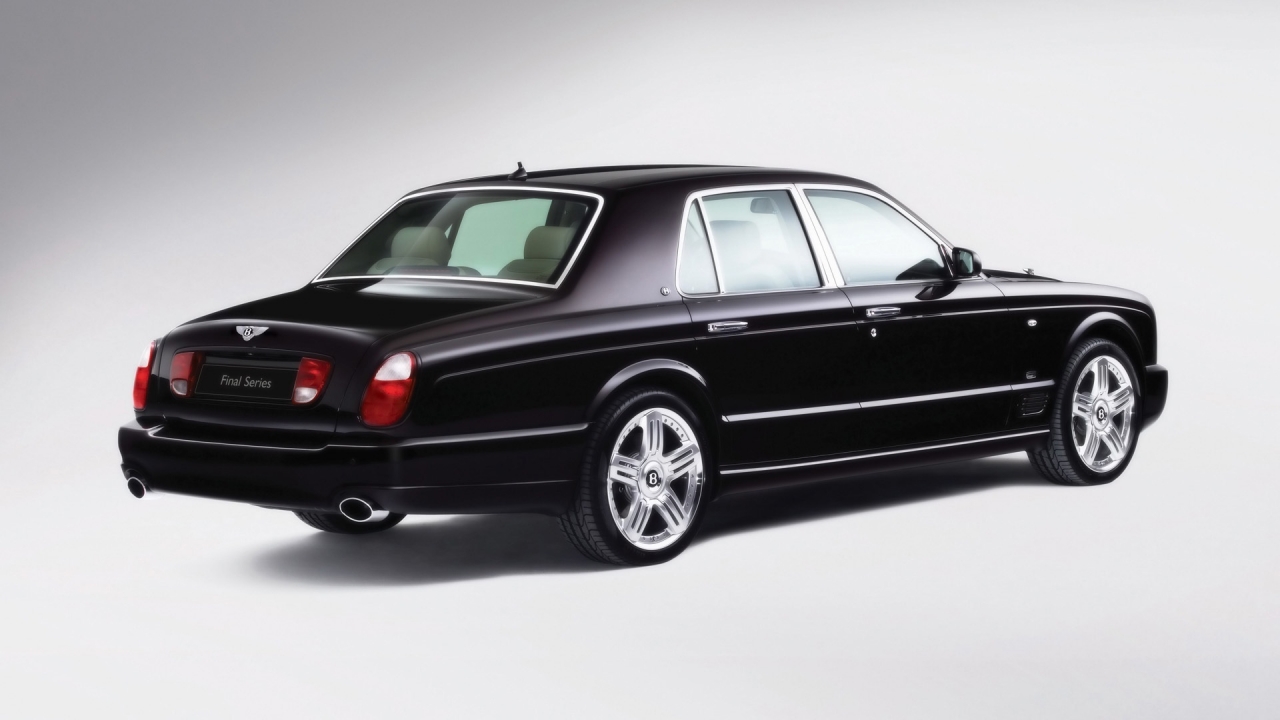Bentley Arnage Final Series 2009 Rear for 1280 x 720 HDTV 720p resolution