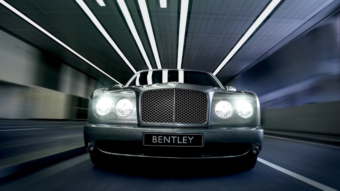 Bentley Arnage Front 2007 for 1366 x 768 HDTV resolution