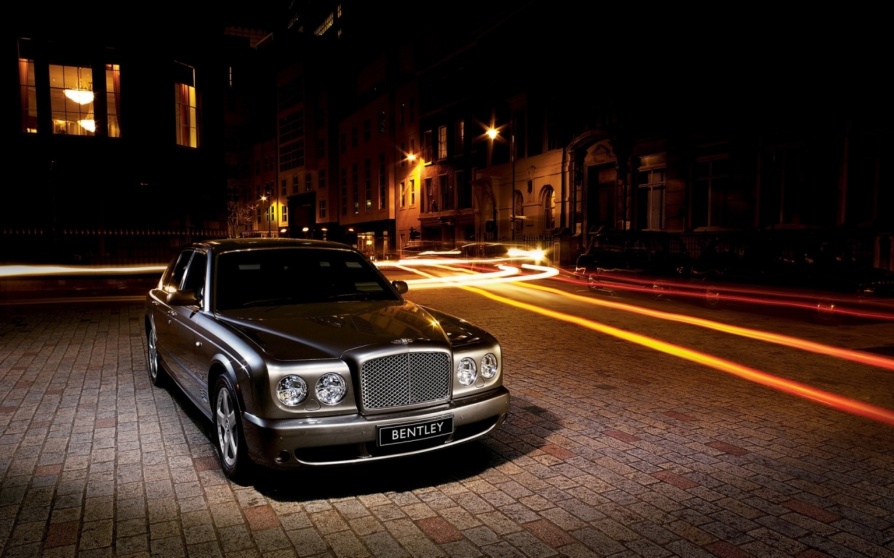 Bentley Arnage Front Angle 2007 for 1280 x 800 widescreen resolution