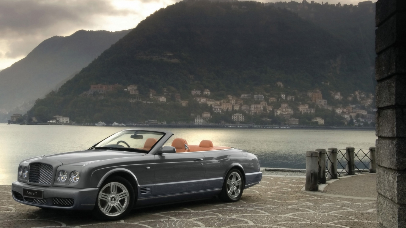 Bentley Azure T Venusian Grey 2009 for 1366 x 768 HDTV resolution