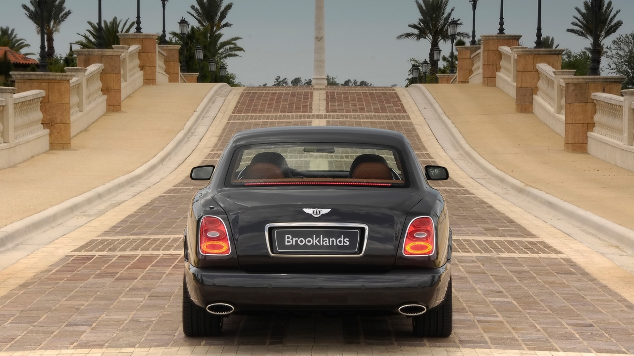 Bentley Brooklands Rear 2008 for 1280 x 720 HDTV 720p resolution