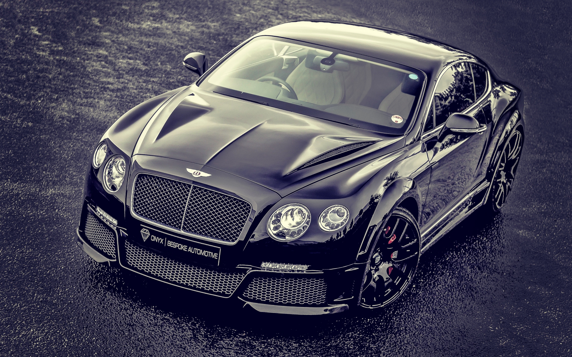 Bentley Continental Black Tuned for 1920 x 1200 widescreen resolution