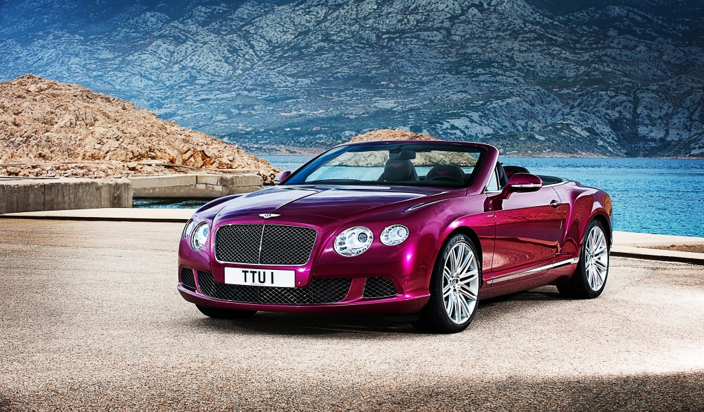 Bentley Continental GT Convertible 2013 for 1024 x 600 widescreen resolution