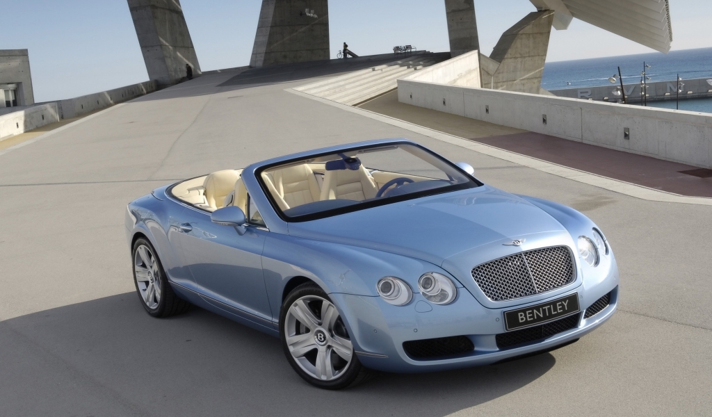 Bentley Continental GTC 2007 for 1024 x 600 widescreen resolution