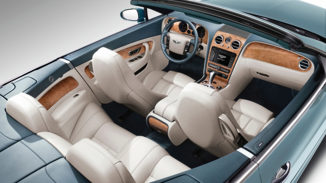 Bentley Continental GTC Interior 2009 for 1366 x 768 HDTV resolution
