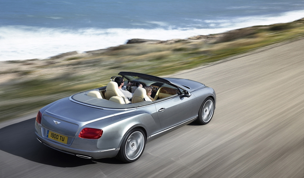 Bentley Continental GTC Speed for 1024 x 600 widescreen resolution