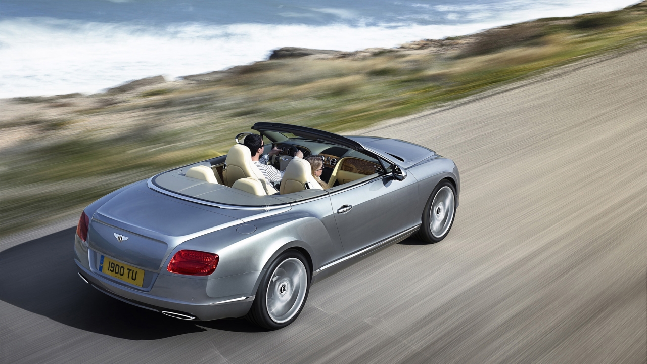 Bentley Continental GTC Speed for 1280 x 720 HDTV 720p resolution