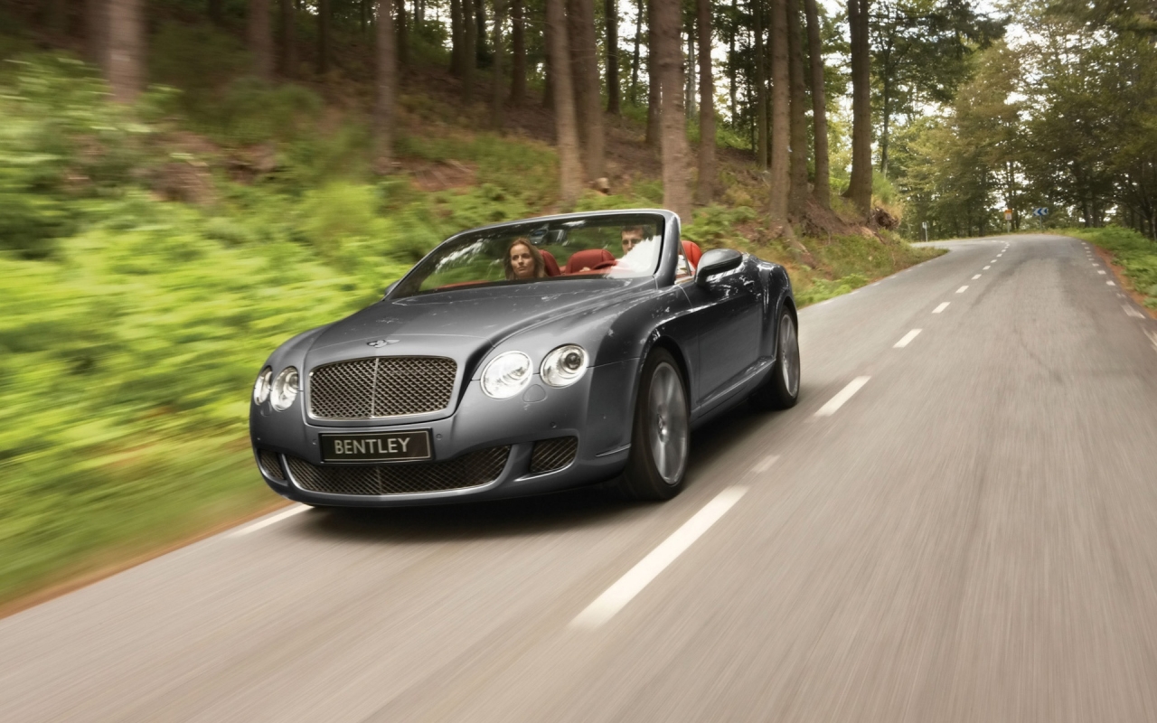 Bentley Continental GTC Speed 2009 for 1280 x 800 widescreen resolution