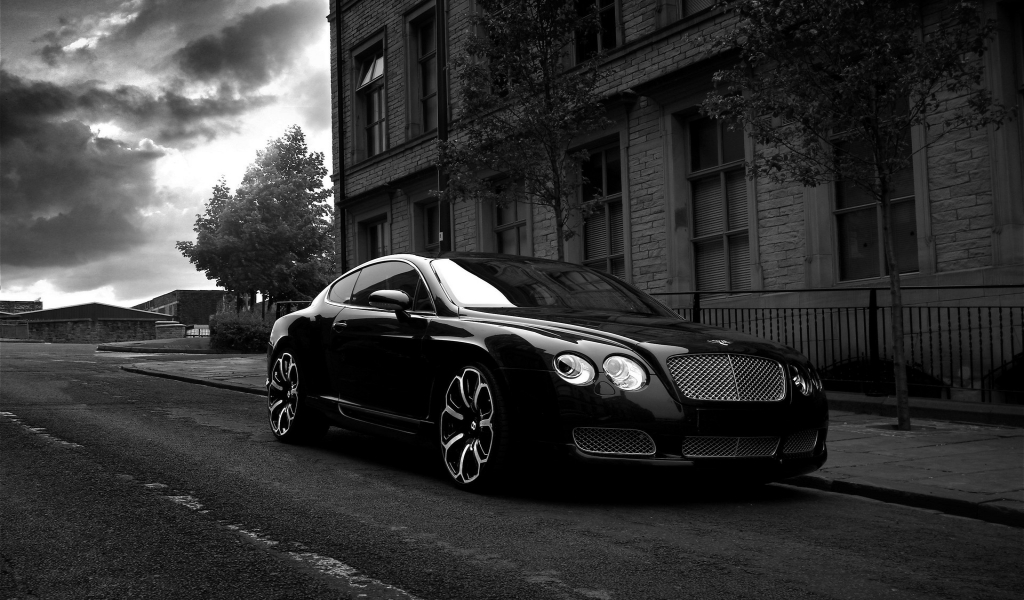 Bentley GTS Black Edition Project Kahn 2008 for 1024 x 600 widescreen resolution