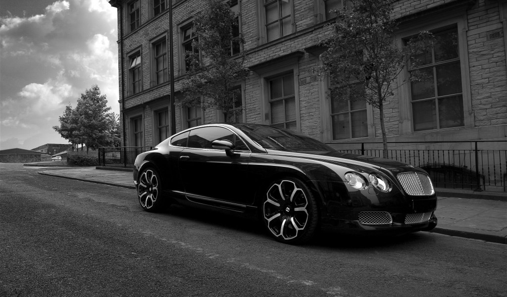 Bentley GTS Black Edition Project Kahn 2008 Side for 1024 x 600 widescreen resolution