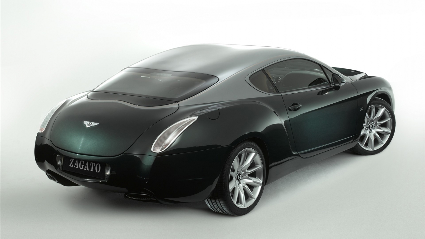 Bentley Zagato Rear for 1366 x 768 HDTV resolution
